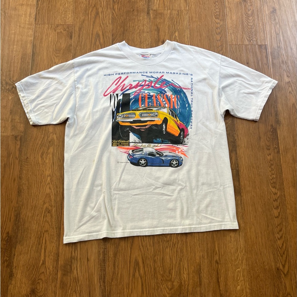 Vintage 90s Racing Nascar Car Graphic T-shirt